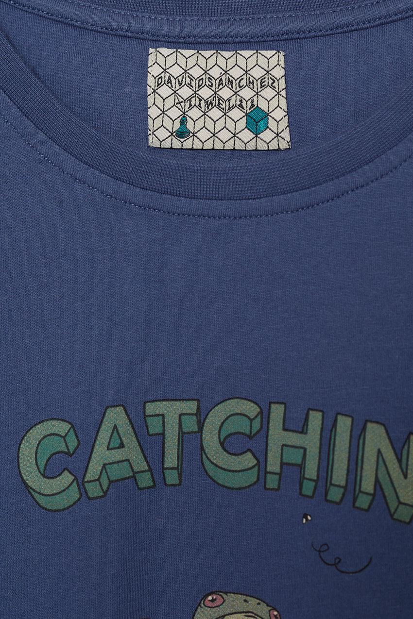 Camiseta Flycat David Sanchez Brigade Blue 03 Camiseta Flycat David Sanchez Brigade Blue 03