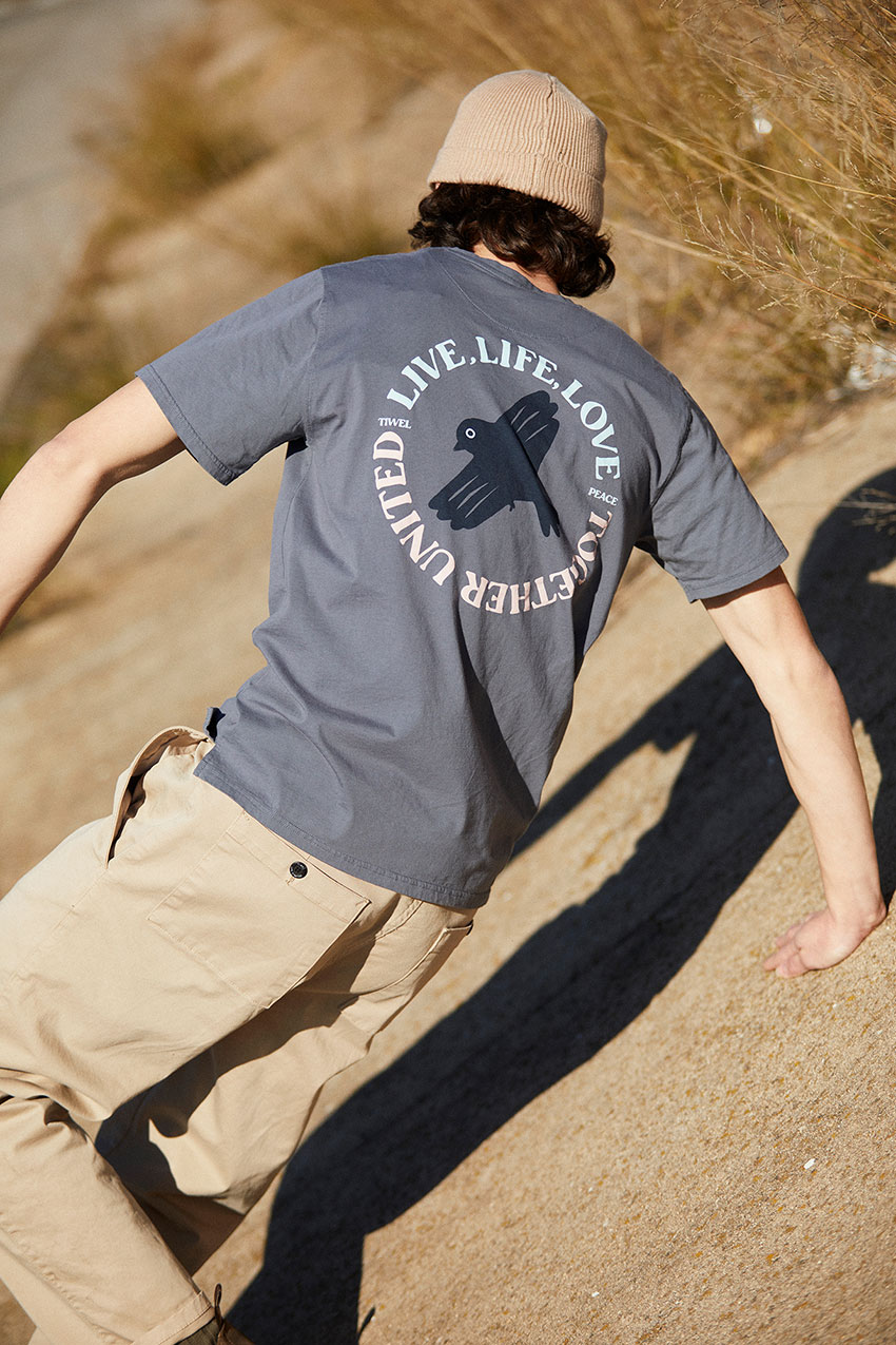 Camiseta Life Basalt Grey 08
