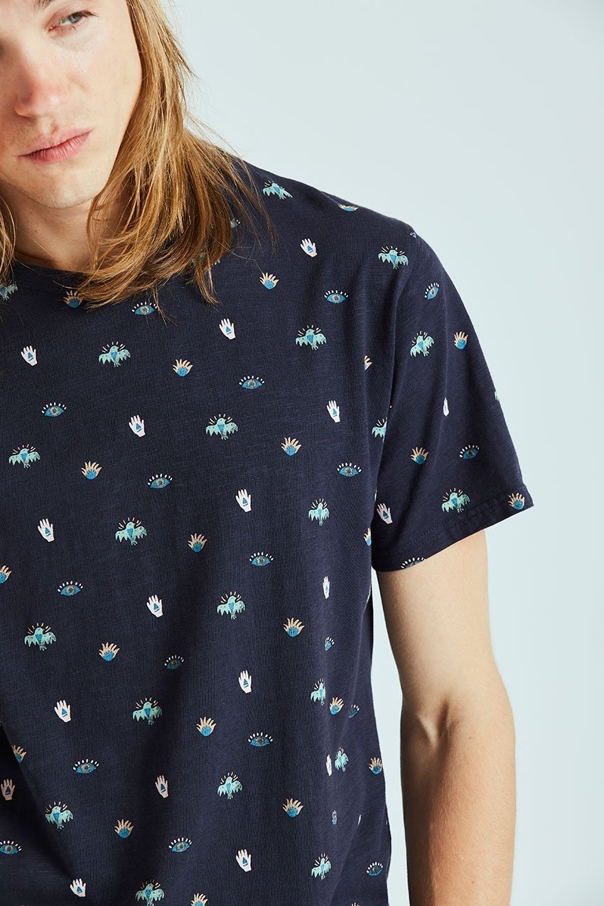 Camiseta Mini Tiwel dark navy 02 Camiseta Mini Tiwel dark navy 02