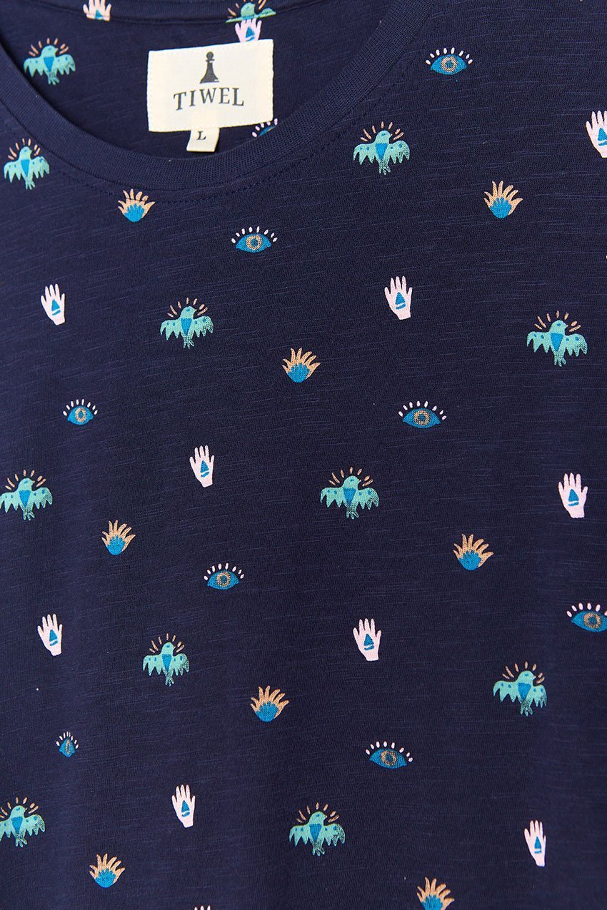 Camiseta Mini Tiwel dark navy 04 Camiseta Mini Tiwel dark navy 04