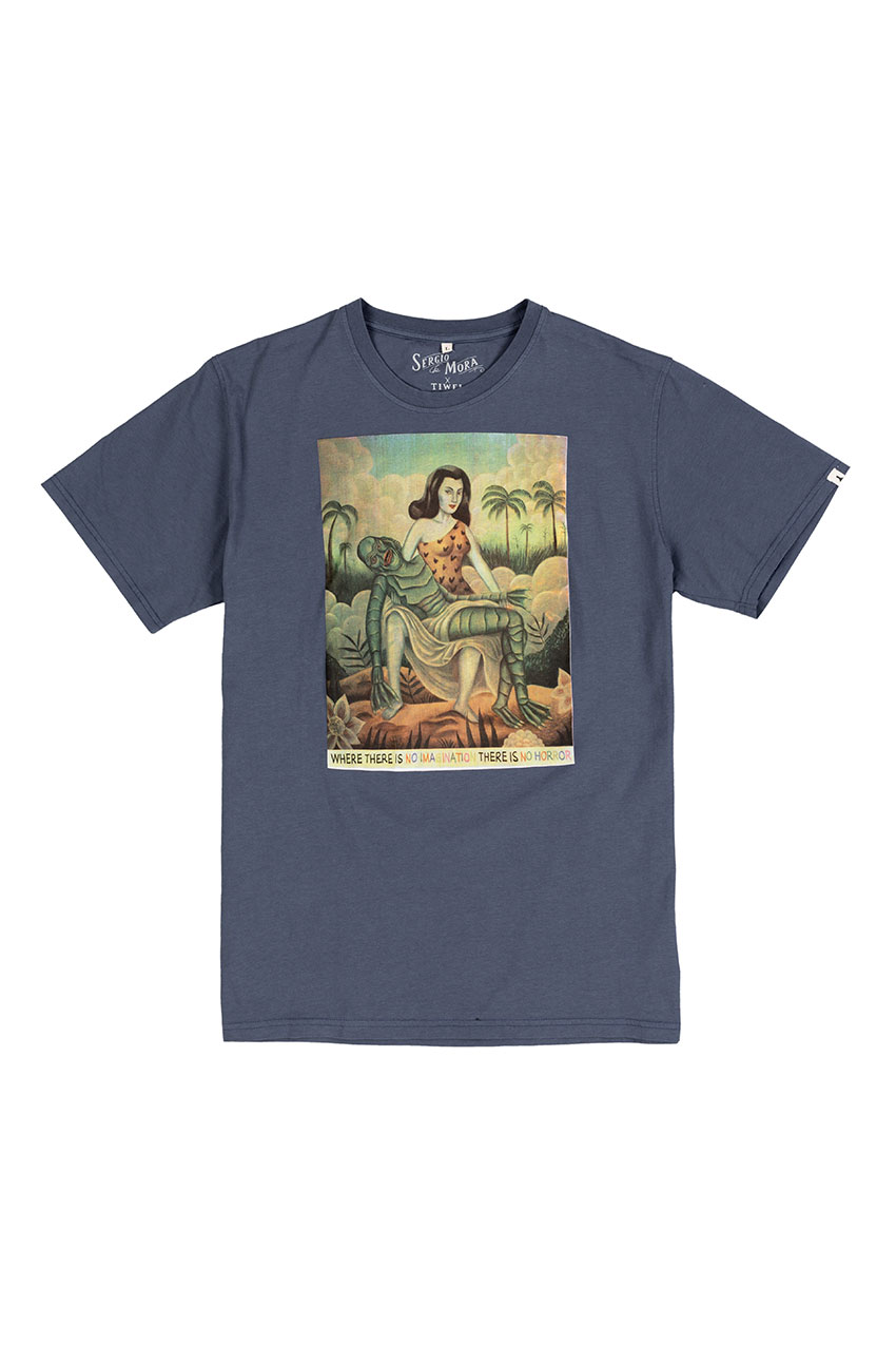 Camiseta Mora-Kai Ssea Blue by Sergio Mora 01 Camiseta Mora-Kai Ssea Blue by Sergio Mora 01