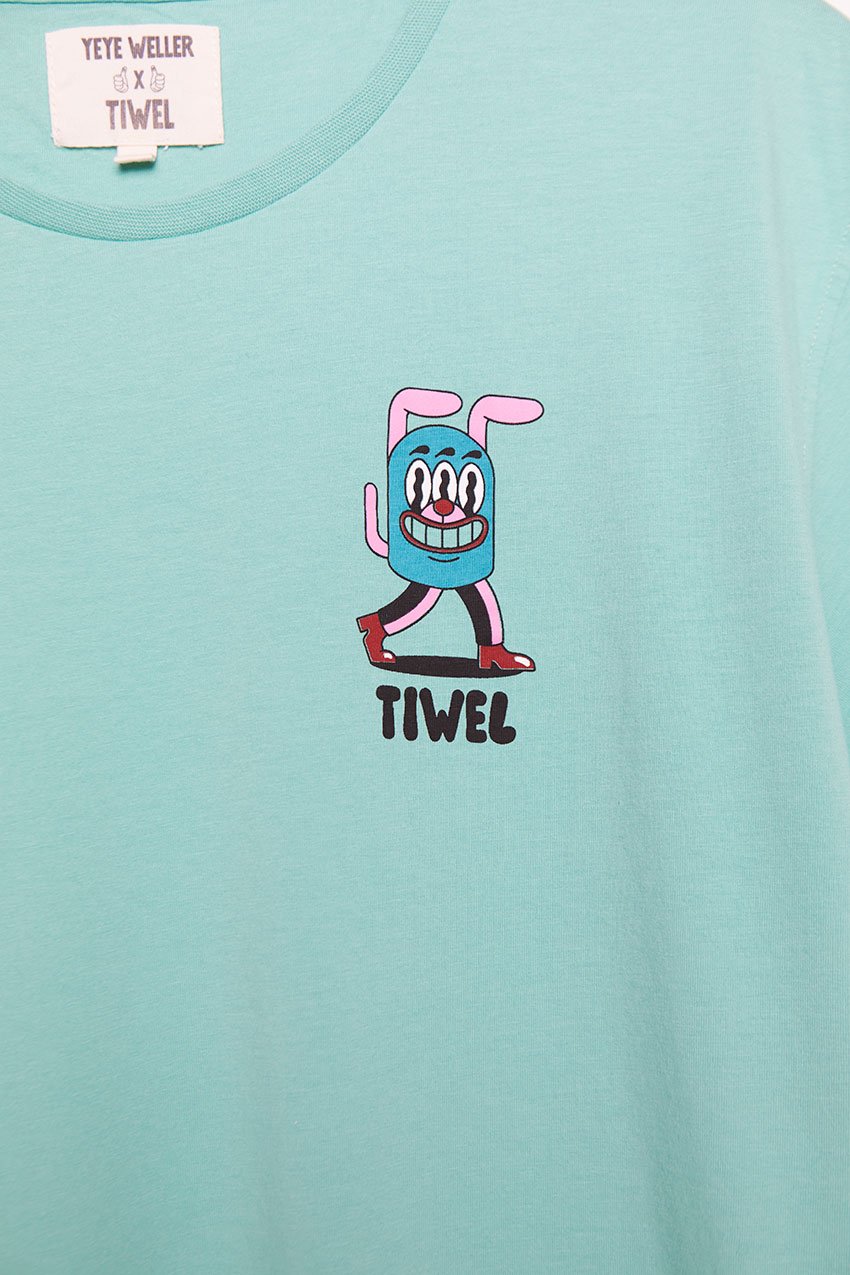 Camiseta Newa Tiwel Yeye Weller jade cream 02 Camiseta Newa Tiwel Yeye Weller jade cream 02