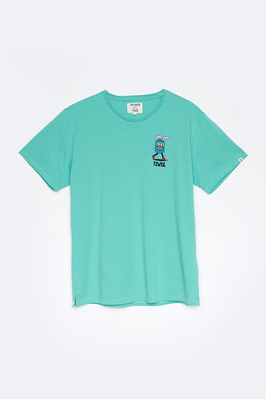 Camiseta Newa Tiwel Yeye Weller jade cream Camiseta Newa Tiwel Yeye Weller jade cream