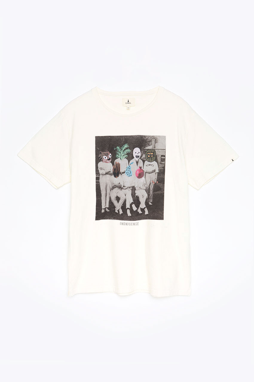 Camiseta Nonsense Tiwel off white 00 Camiseta Nonsense Tiwel off white 00