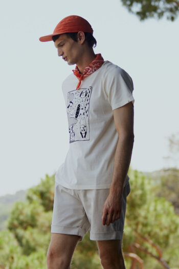 Camiseta Off Line Tiwel off white 06