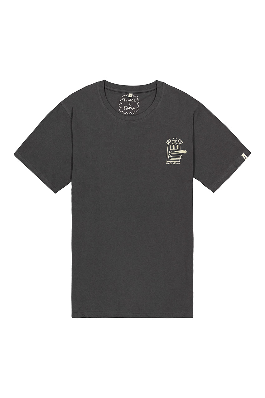 Camiseta Pinya Walkers Tiwel Faded Black 01 Camiseta Pinya Walkers Tiwel Faded Black 01