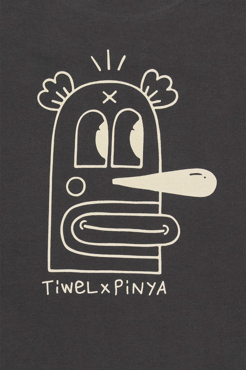 Camiseta Pinya Walkers Tiwel Faded Black 03 Camiseta Pinya Walkers Tiwel Faded Black 03