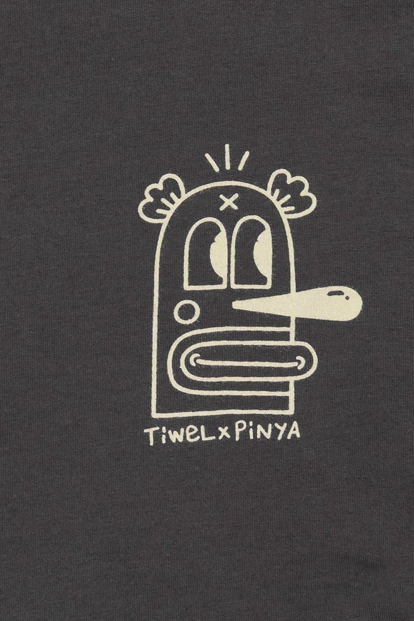 Camiseta Pinya Walkers Tiwel Faded Black 05 Camiseta Pinya Walkers Tiwel Faded Black 05