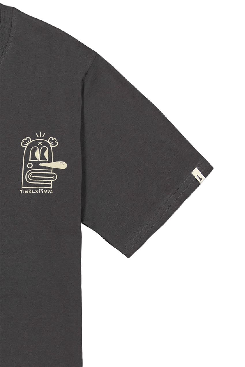 Camiseta Pinya Walkers Tiwel Faded Black 08 Camiseta Pinya Walkers Tiwel Faded Black 08