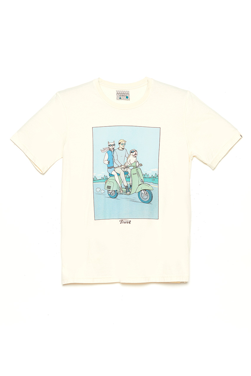 Camiseta S-Cute David Sanchez Cashew 01 Camiseta S-Cute David Sanchez Cashew 01