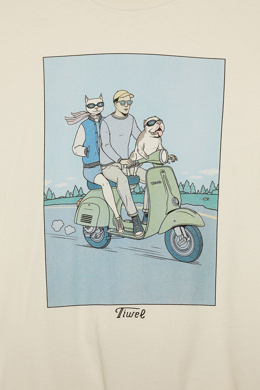 Camiseta S-Cute David Sanchez Cashew 02 Camiseta S-Cute David Sanchez Cashew 02