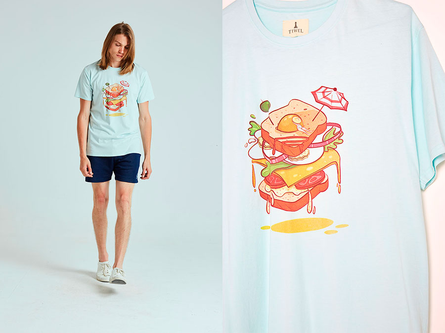Camiseta Sandwich Tiwel cultura inquieta paco reyes