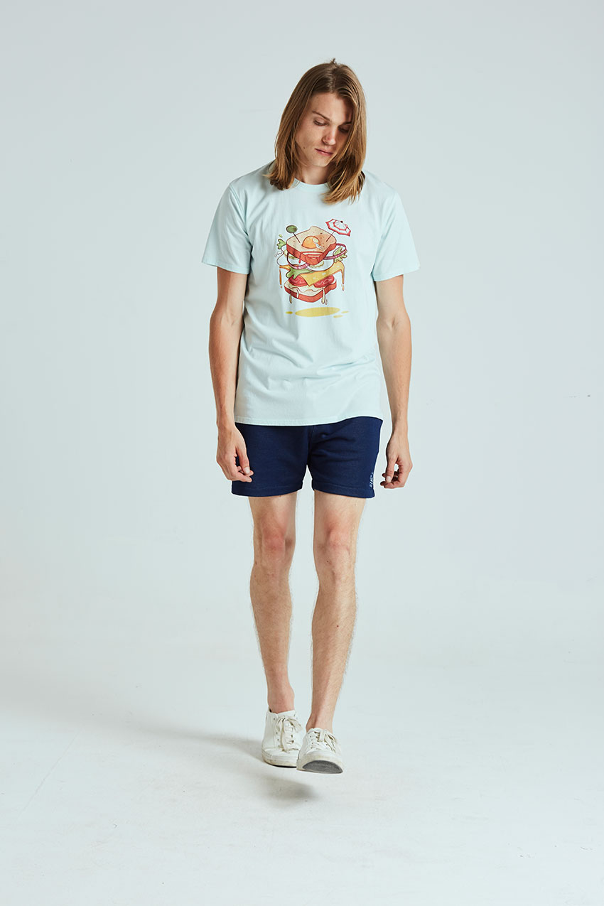 Camiseta Sandwich Tiwel wan blue 01 Camiseta Sandwich Tiwel wan blue 01