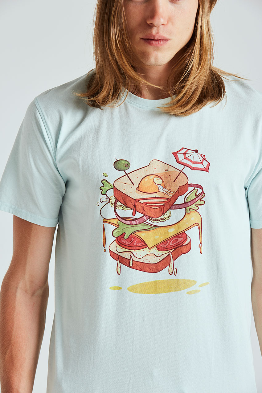 Camiseta Sandwich Tiwel wan blue 02