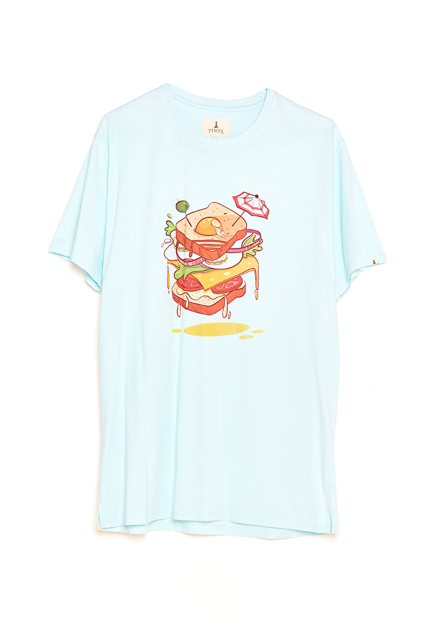 Camiseta Sandwich Tiwel wan blue Camiseta Sandwich Tiwel wan blue