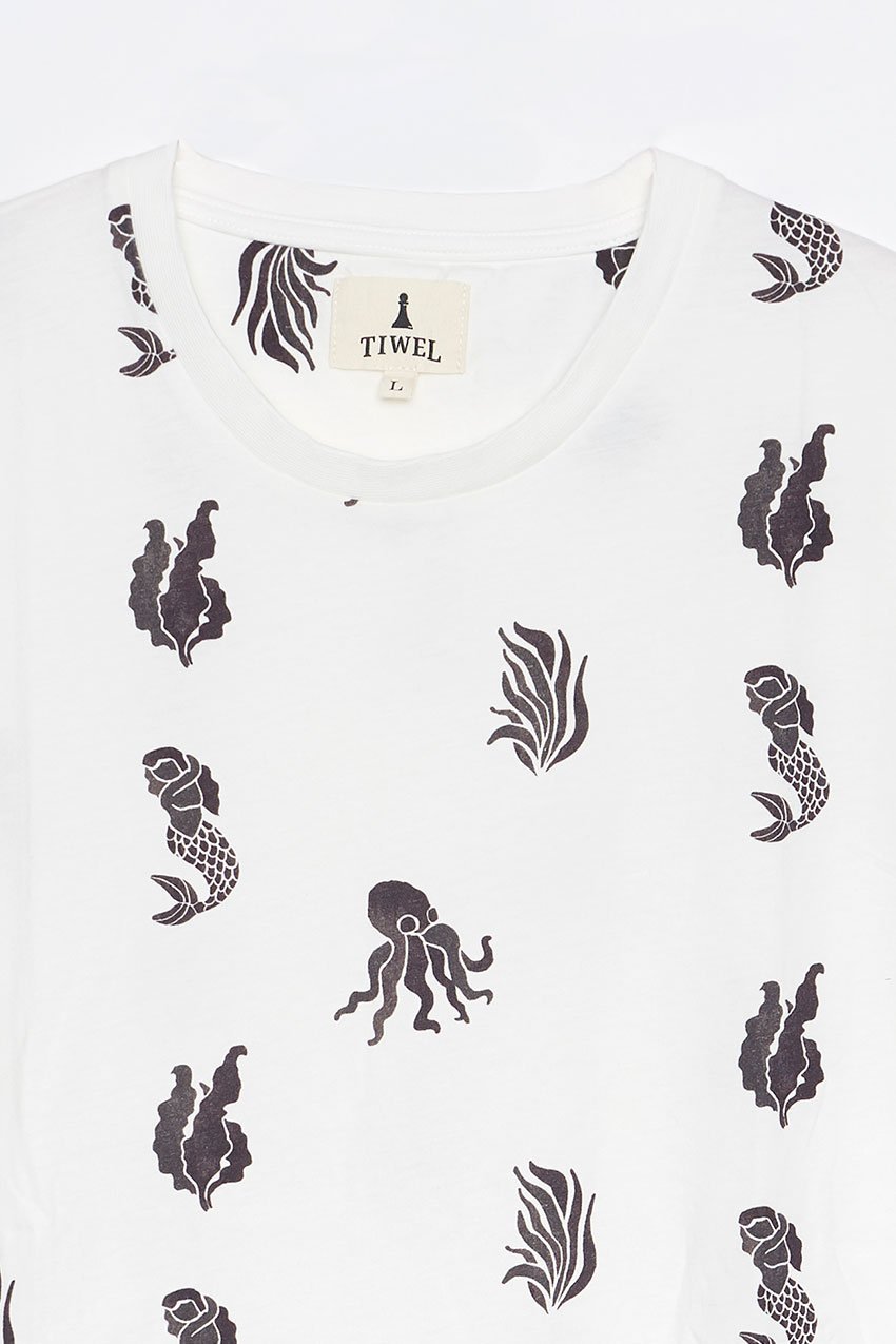 Camiseta Sea Tiwel off white 01 Camiseta Sea Tiwel off white 01