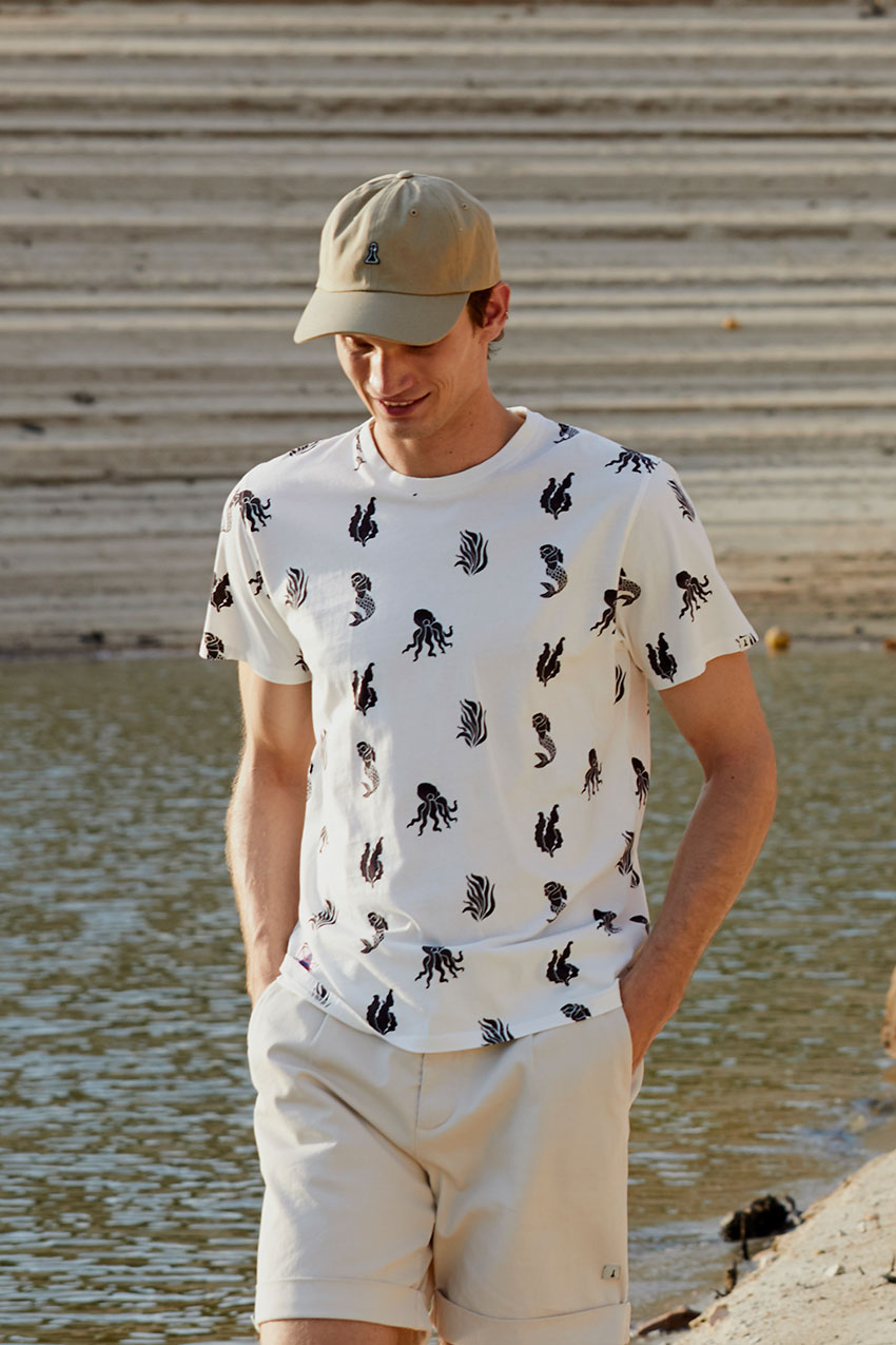 Camiseta Sea Tiwel off white 06 Camiseta Sea Tiwel off white 06