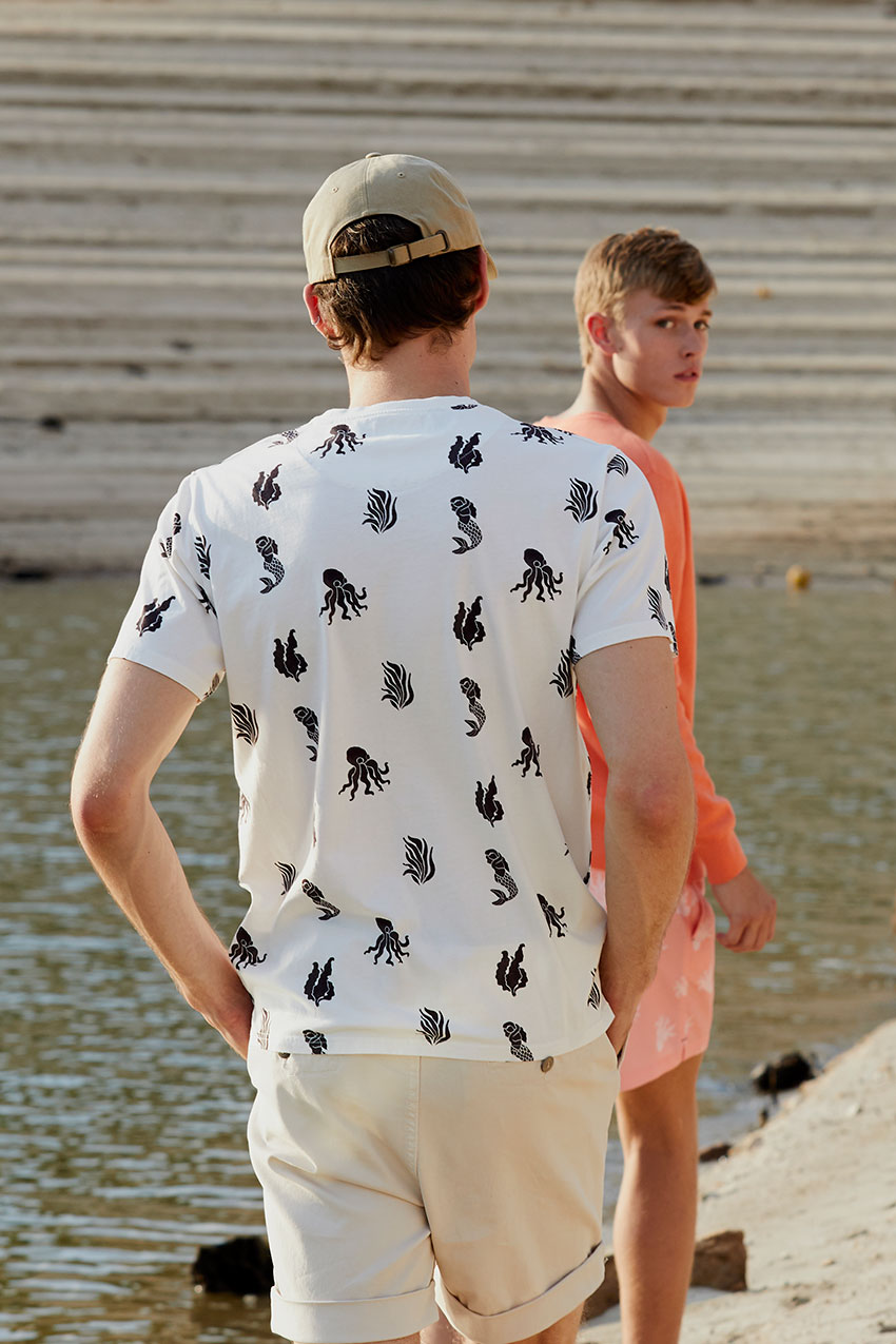 Camiseta Sea Tiwel off white 08 Camiseta Sea Tiwel off white 08
