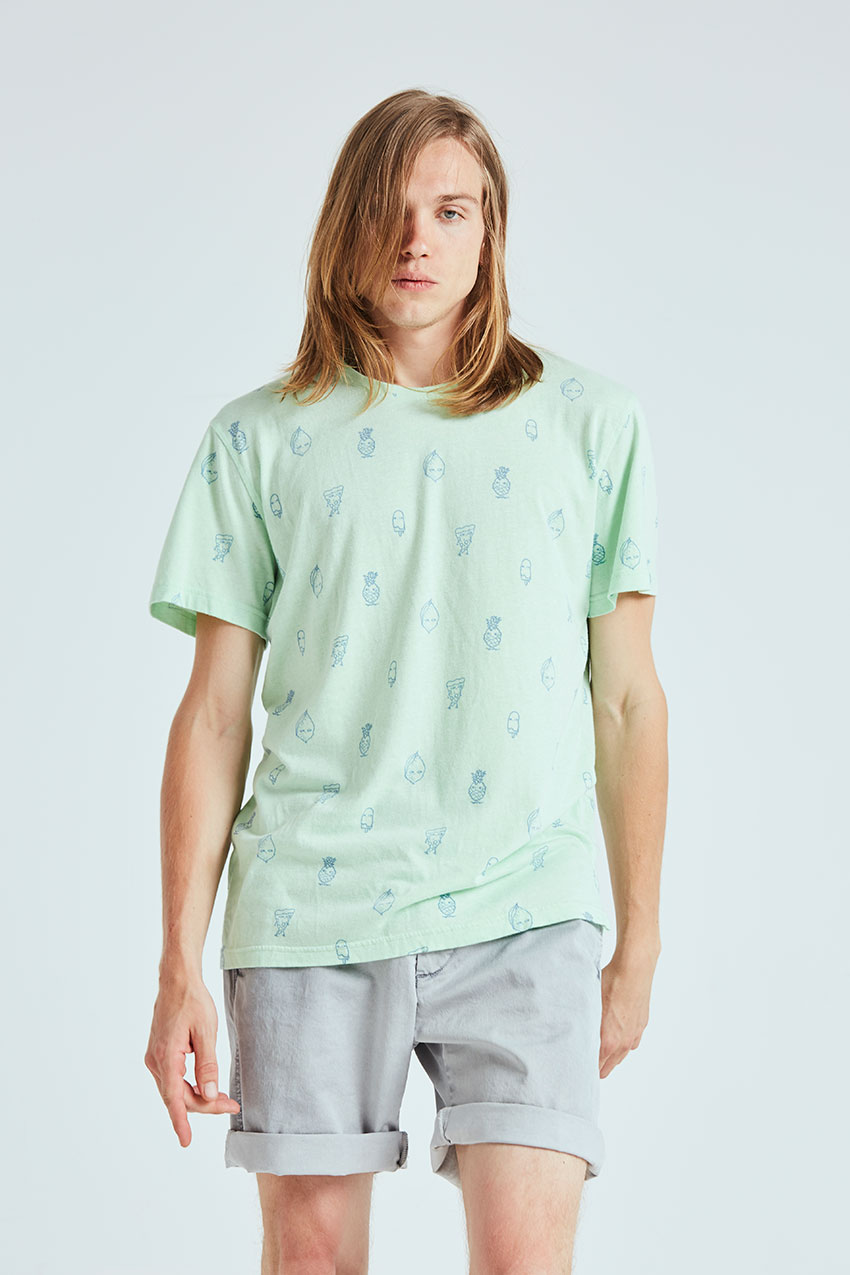 Camiseta Seres Tiwel pastel green 02 Camiseta Seres Tiwel pastel green 02