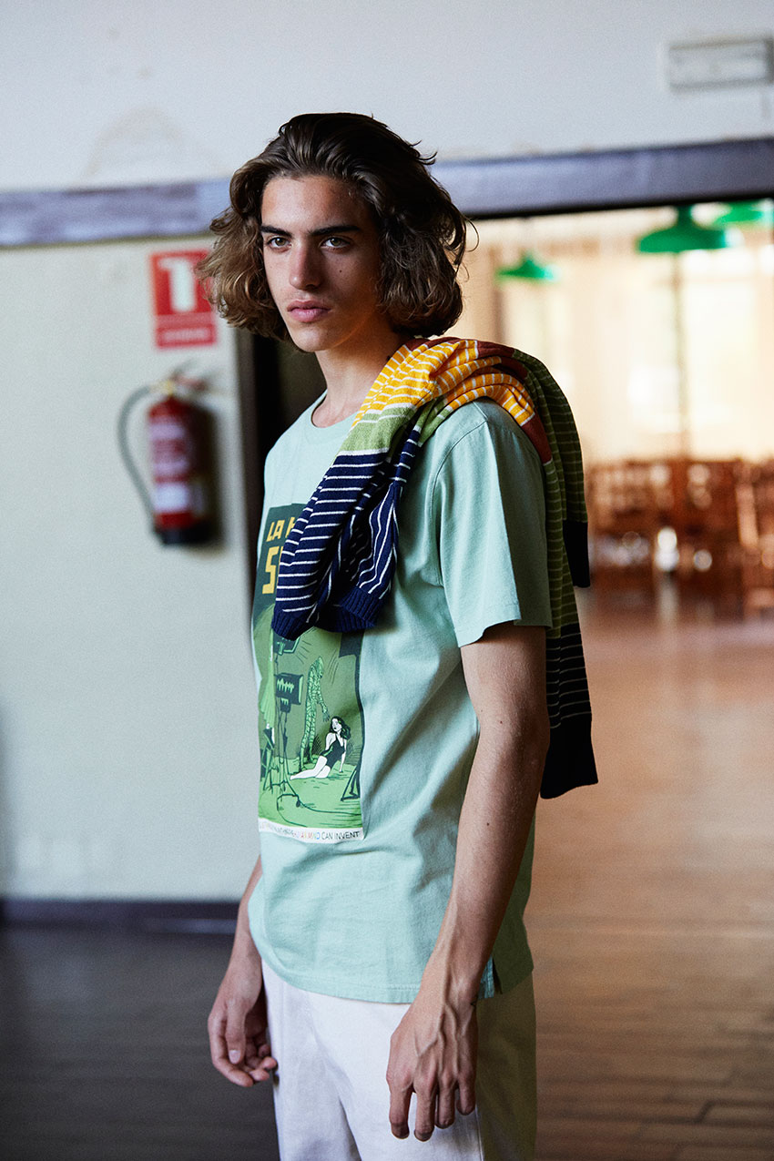 Camiseta Serie-B Reseda Green by Sergio Mora 06 Camiseta Serie-B Reseda Green by Sergio Mora 06