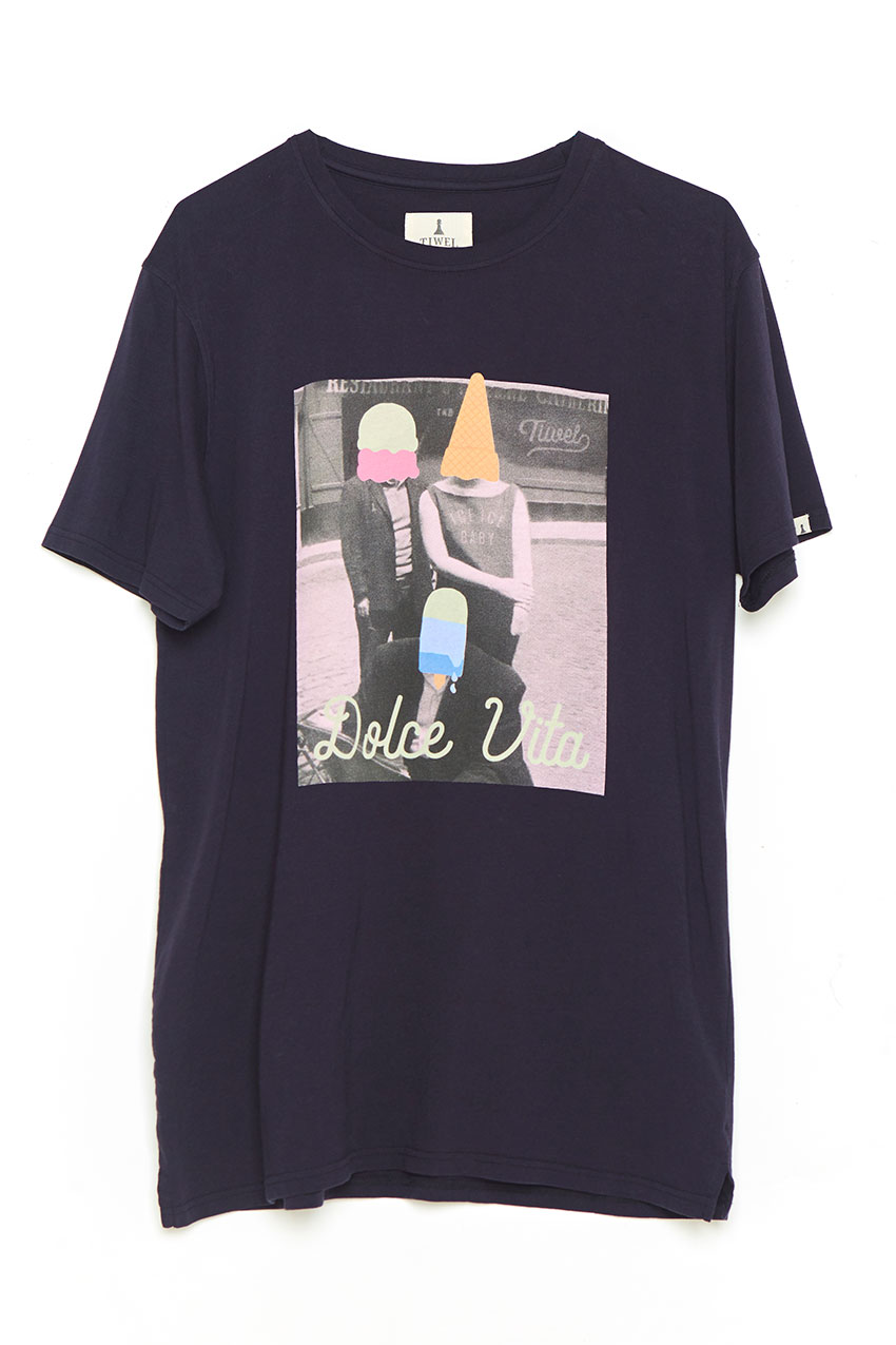 Camiseta Smile Tiwel Faded Black Camiseta Smile Tiwel Faded Black
