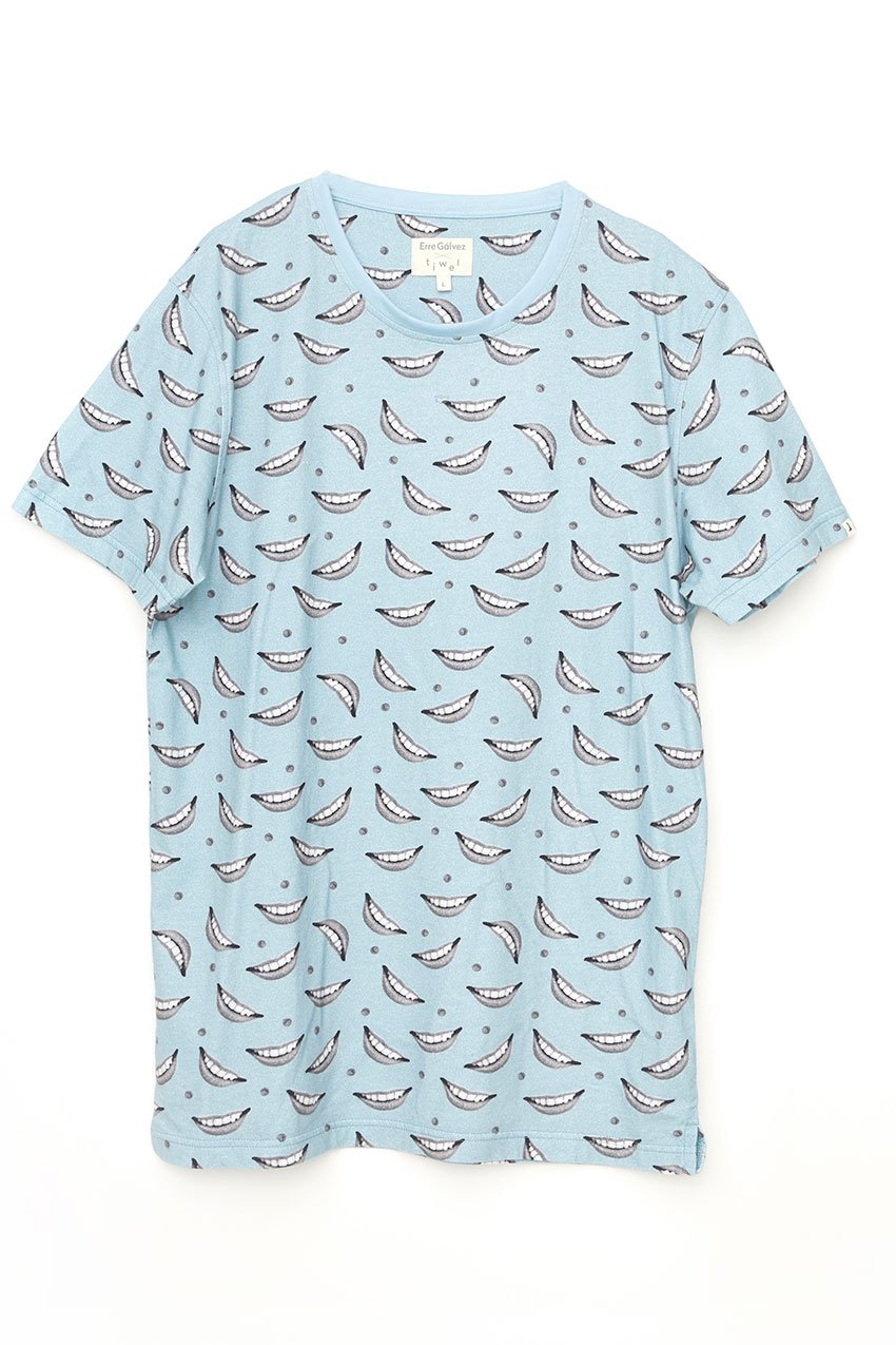 Camiseta-Smiles-Tiwel-Blue-Yonder Camiseta-Smiles-Tiwel-Blue-Yonder
