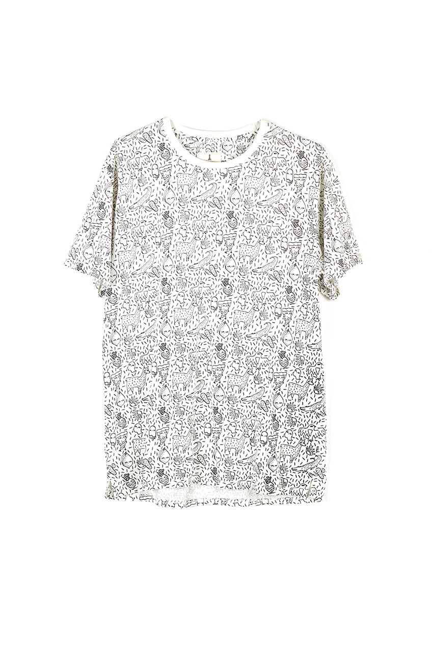 Camiseta Trazo Tiwel snow white Camiseta Trazo Tiwel snow white