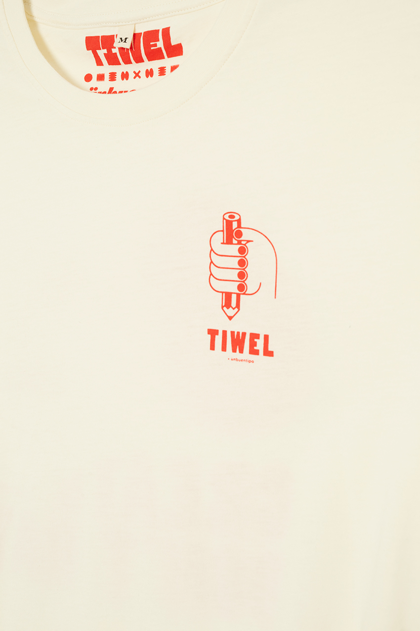 Camiseta Un Buen Tipo Madras Off White 03 Camiseta Un Buen Tipo Madras Off White 03
