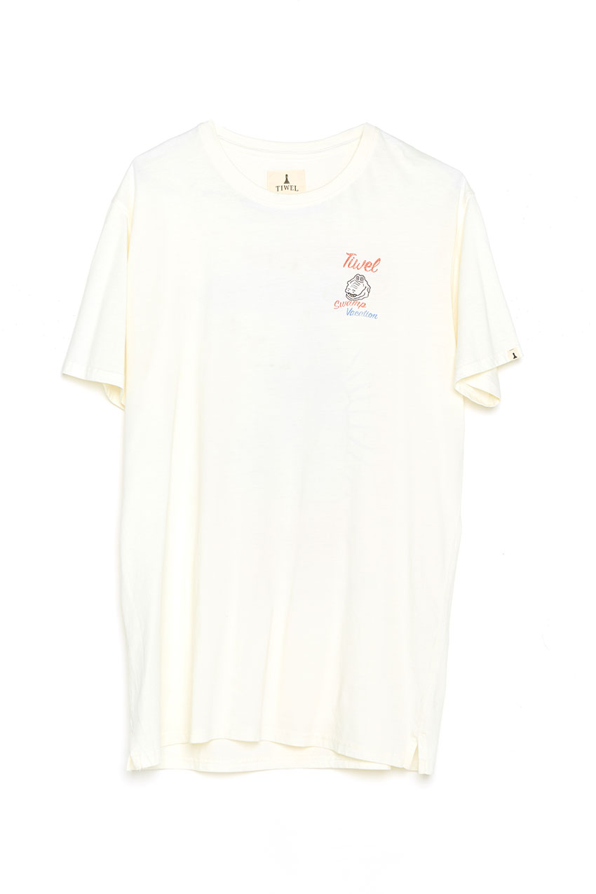 Camiseta Vacation Tiwel off white Camiseta Vacation Tiwel off white