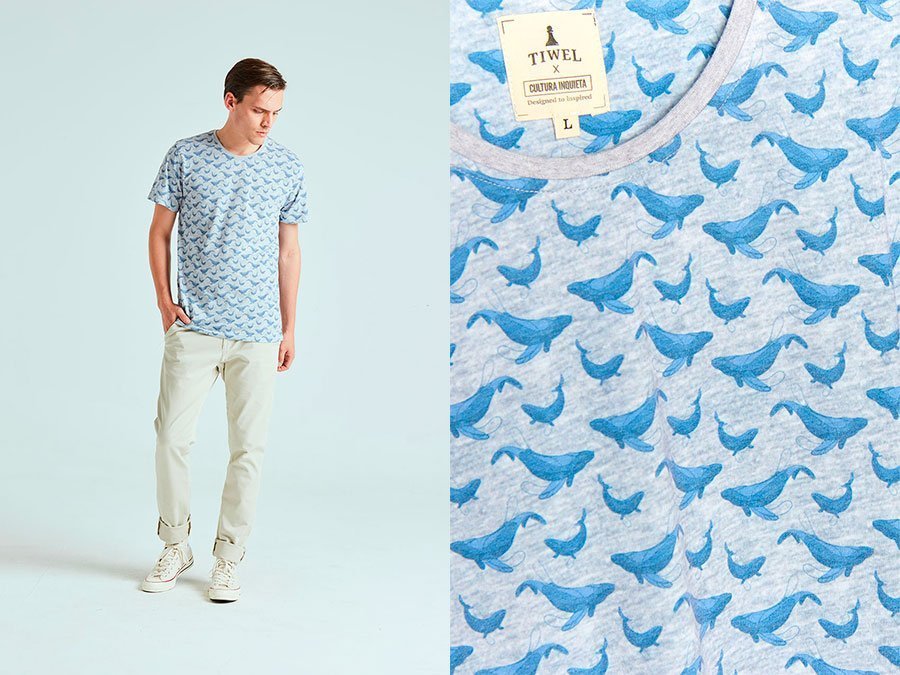 Camiseta Whale Tiwel cultura inquieta taquen