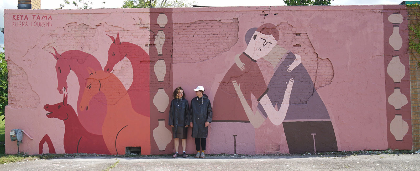Keya Tama Ellena Lourens wall flint
