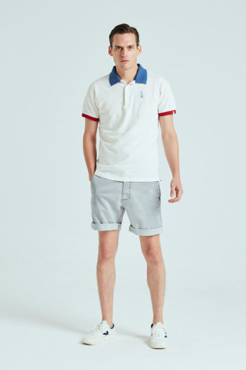 Polo Block Tiwel snow white 01