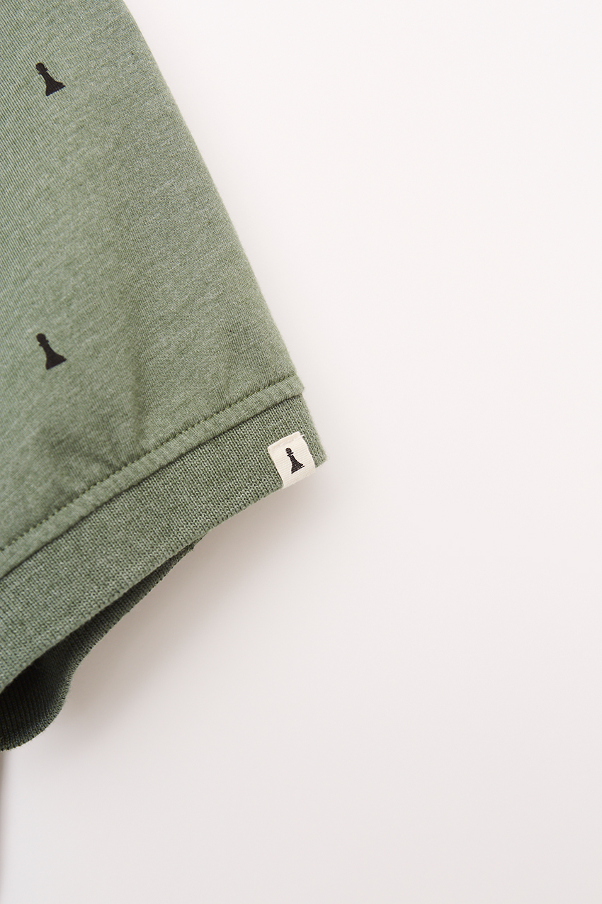 Polo Hube Tiwel Ivy Green Melange 07 Polo Hube Tiwel Ivy Green Melange 07