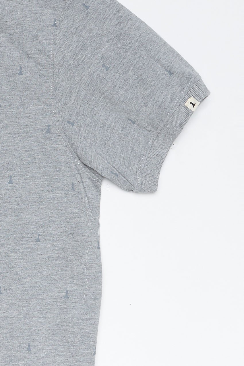 Polo Hube Tiwel dark grey melange 03 Polo Hube Tiwel dark grey melange 03