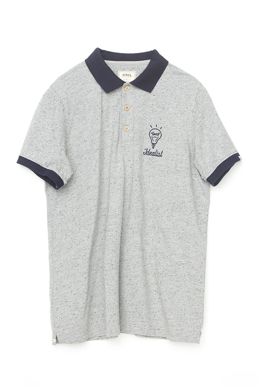 Polo-Ideal-Tiwel-Mid-Grey-Nepp Polo-Ideal-Tiwel-Mid-Grey-Nepp