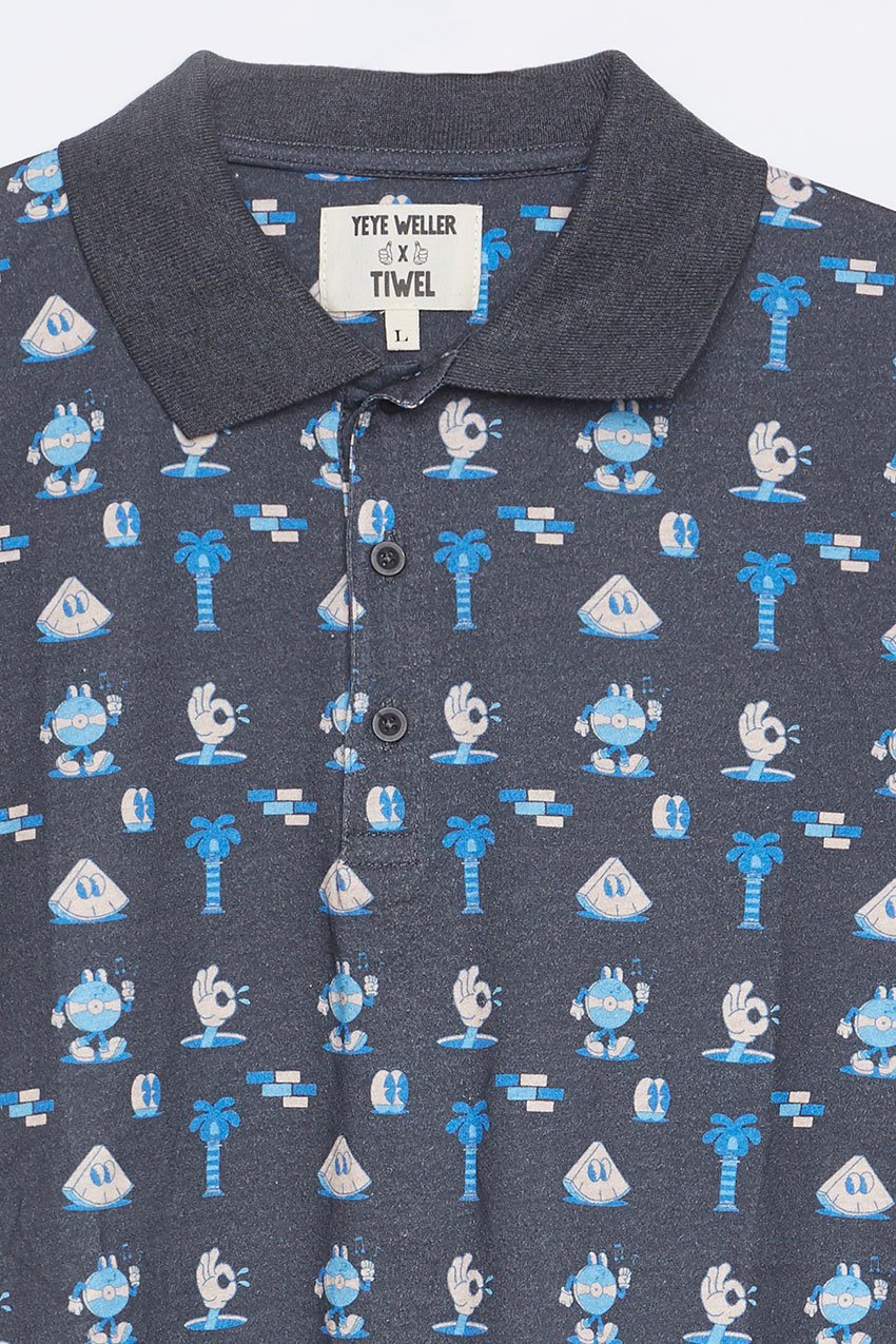 Polo Polit Tiwel Yeye Weller dark blue 02 Polo Polit Tiwel Yeye Weller dark blue 02