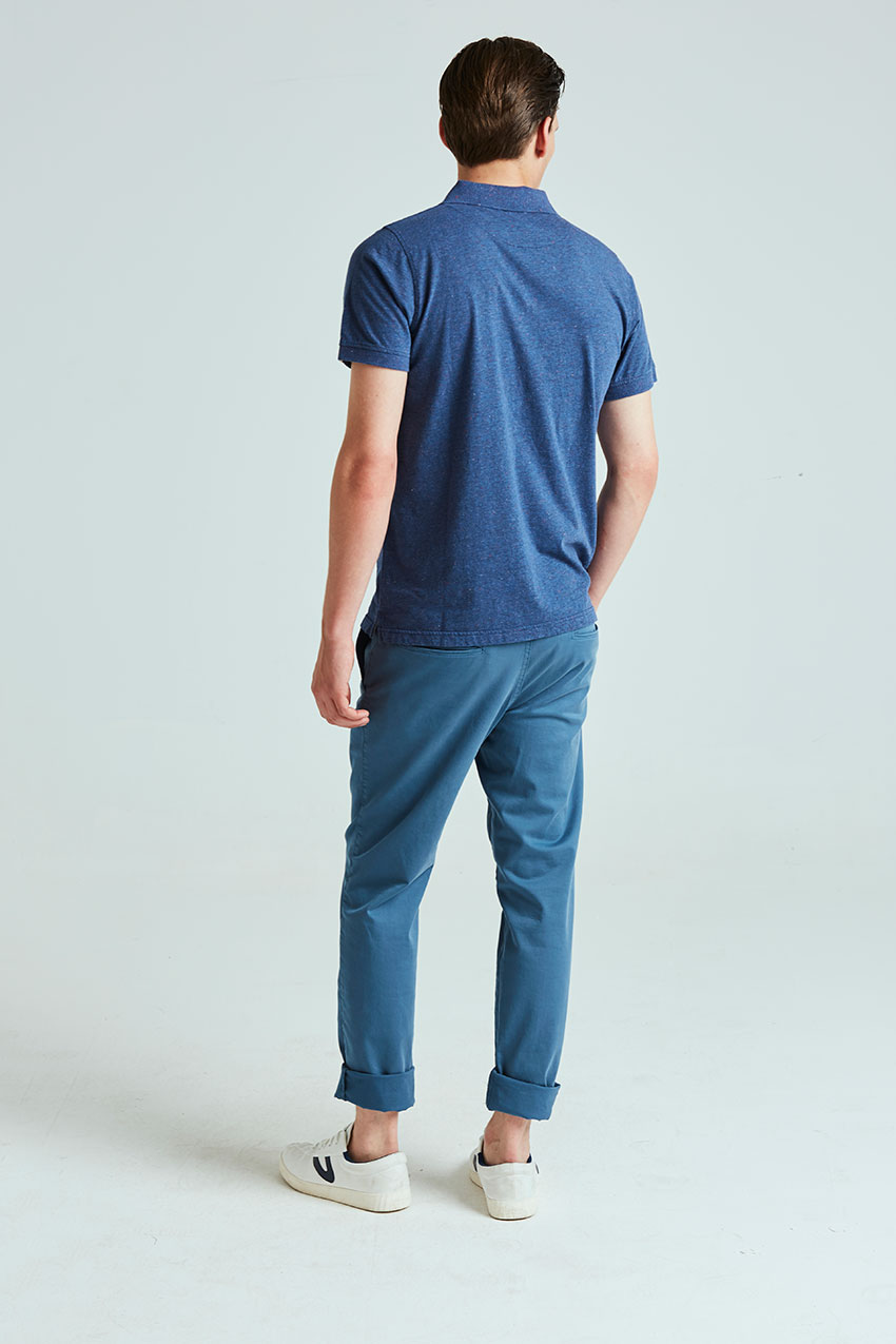 Polo Slick Tiwel dark navy nappy 03 Polo Slick Tiwel dark navy nappy 03