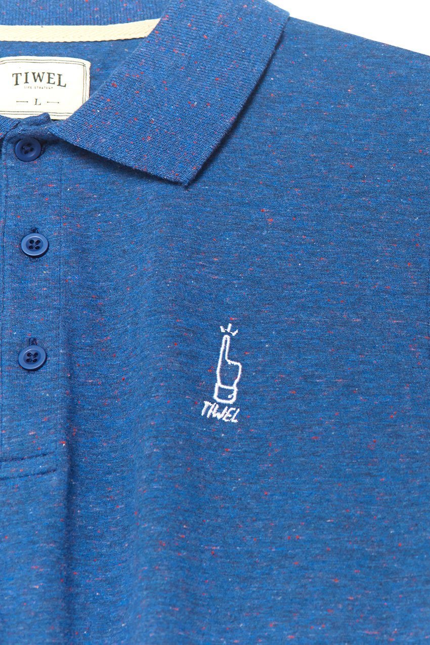 Polo Slick Tiwel dark navy nappy 04 Polo Slick Tiwel dark navy nappy 04