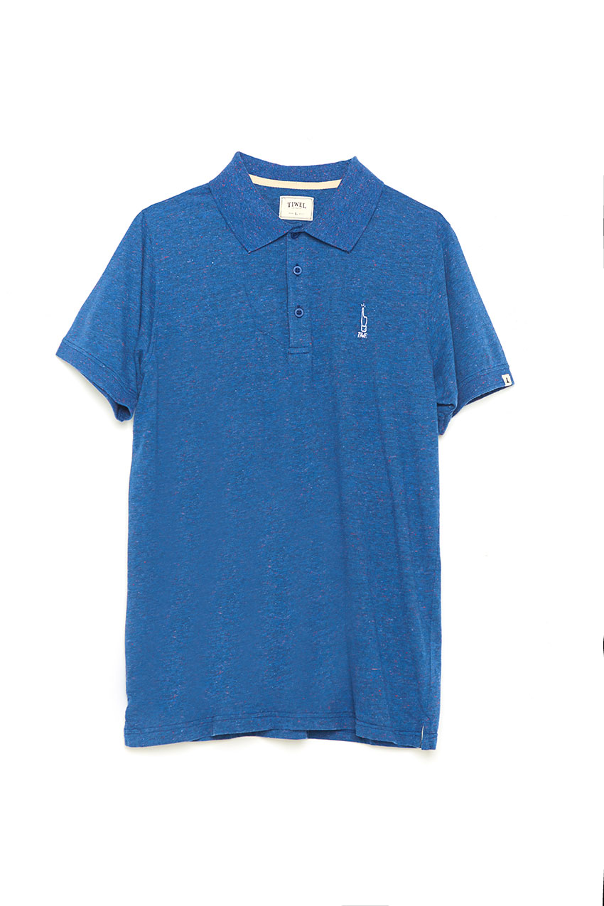 Polo Slick Tiwel dark navy nappy Polo Slick Tiwel dark navy nappy