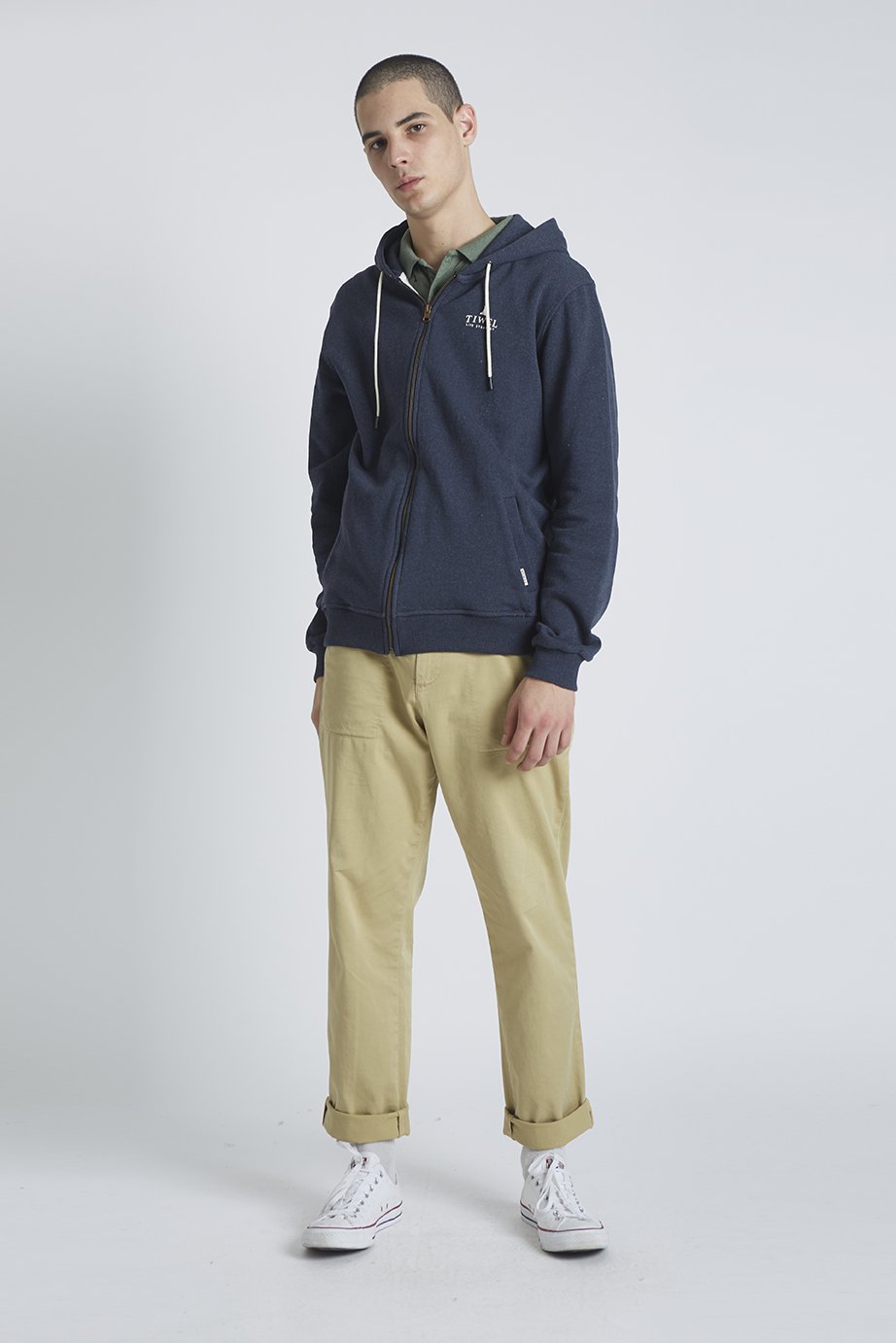 Sudadera Brighton Tiwel Dark Navy Melange 01 Sudadera Brighton Tiwel Dark Navy Melange 01