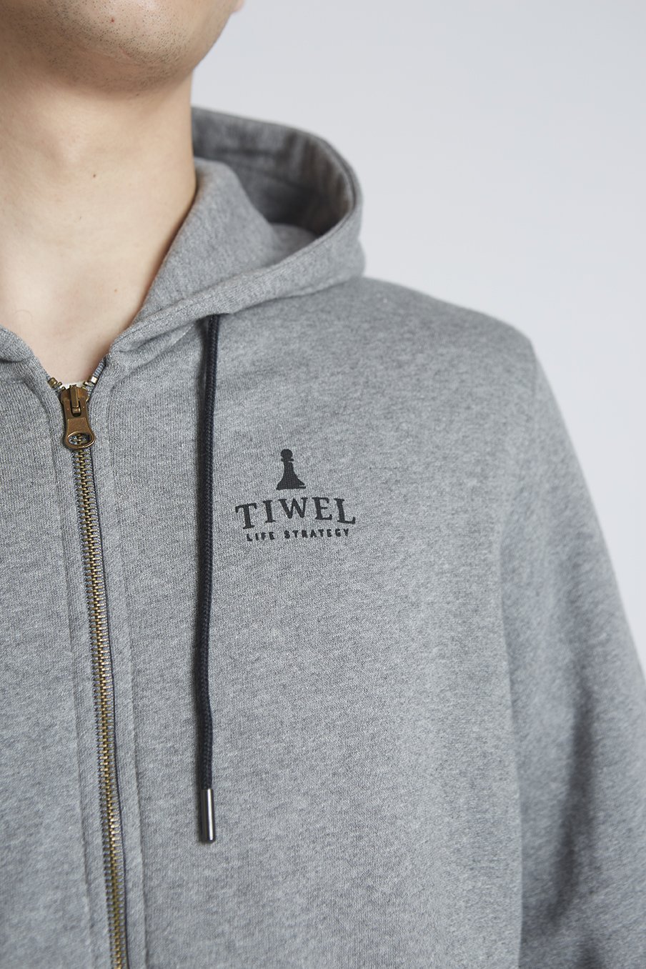 Sudadera Brighton Tiwel grey melange 04 Sudadera Brighton Tiwel grey melange 04