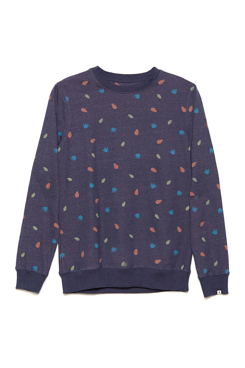 Sudadera Butu Brigade Blue Melange 01 Sudadera Butu Brigade Blue Melange 01