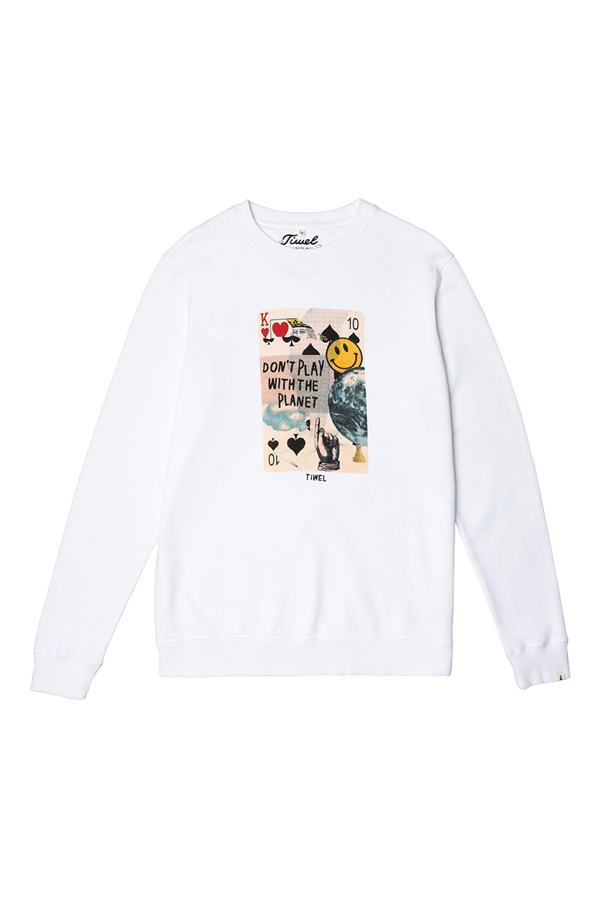 Sudadera Card Optic White 01