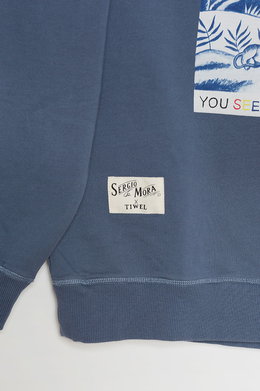 Sudadera Cluny Sea Blue by Sergio Mora 03 Sudadera Cluny Sea Blue by Sergio Mora 03