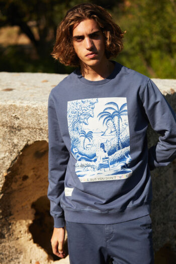 Sudadera Cluny Sea Blue by Sergio Mora 04