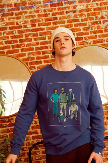 Sudadera Fab-5 David Sanchez Brigade Blue 05
