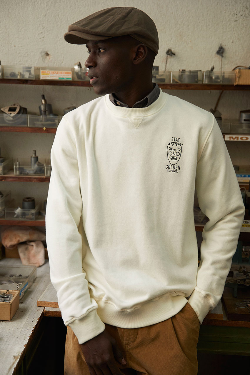 Sudadera Golden Bright White 05