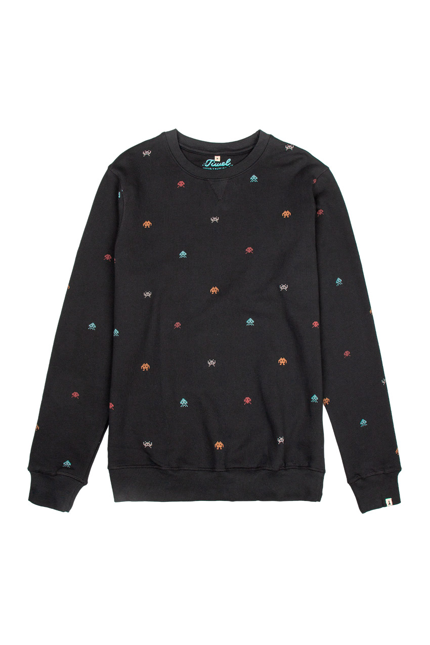 Sudadera Invaders Pirate black 01