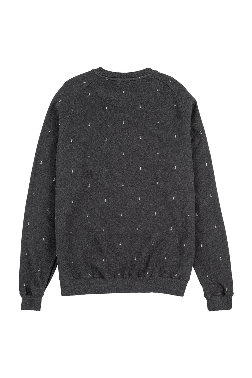 Sudadera Peones Faded Black Melange 02 Sudadera Peones Faded Black Melange 02