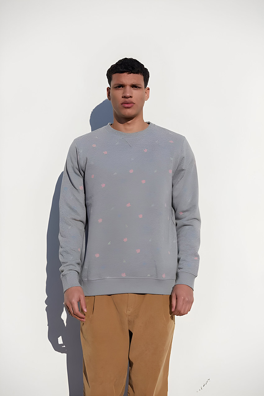 Sudadera Roots Grey Melange 05